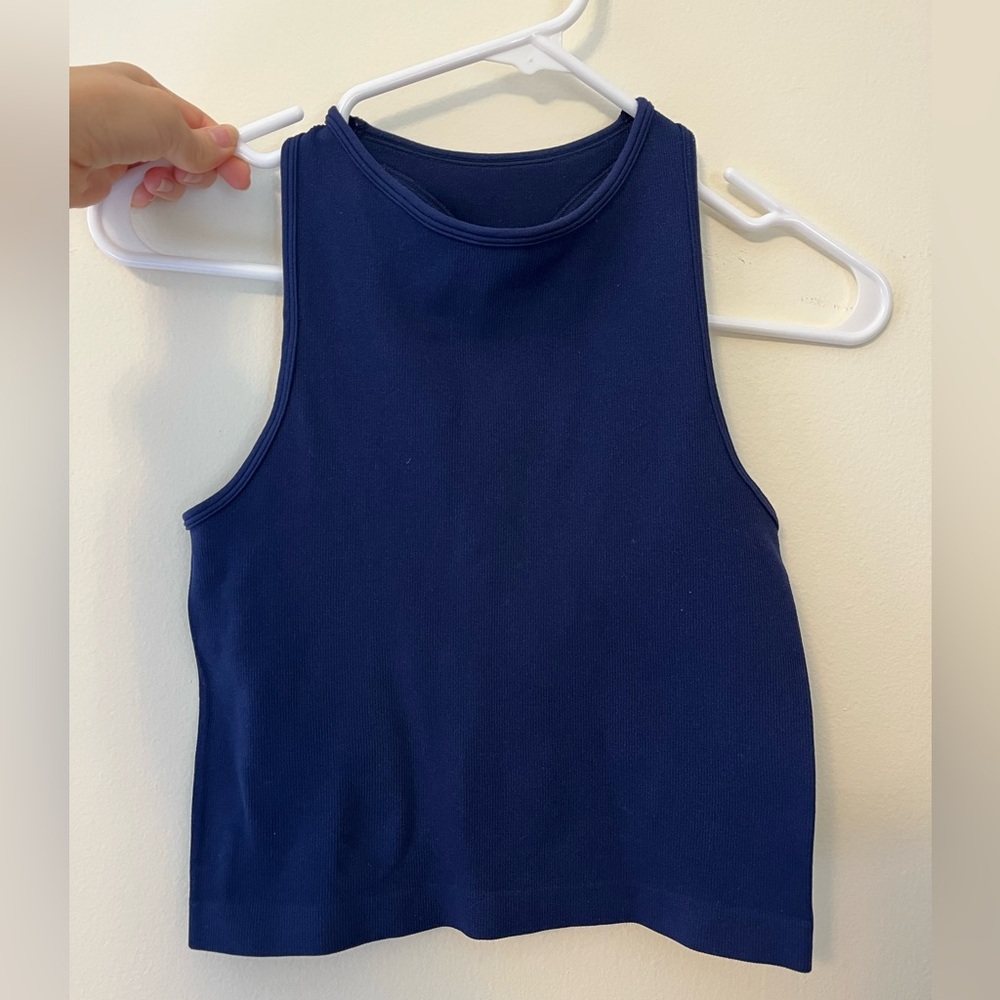 Free People Intimately Hayley racerback brami tank size XS/S navy blue